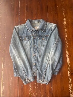 Classic Calvin Klein Light Vintage Wash Denim Jacket